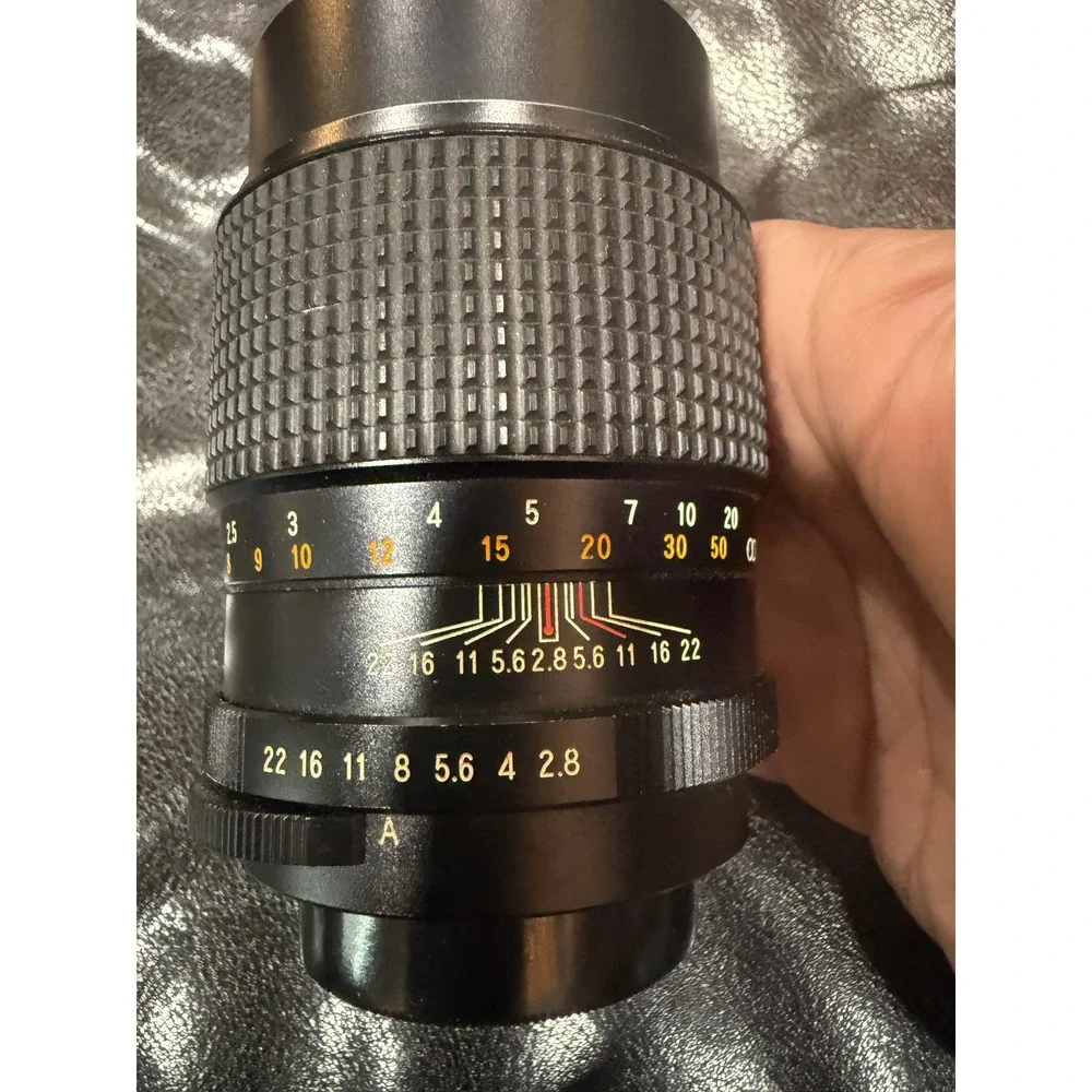 Sears Auto 135mm f2.8 Telephoto Prime Lens with Case‎ Made in Japan Vintage